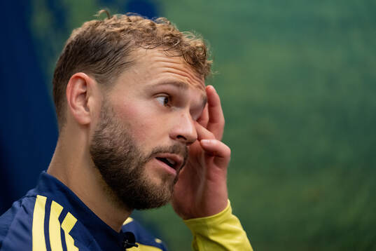 Jesper Karlström of the Swedish men's national football