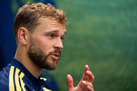 Jesper Karlström of the Swedish men's national football