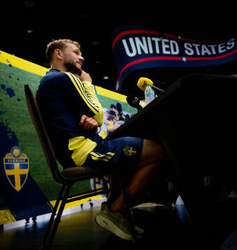 Jesper Karlström of the Swedish men's national football