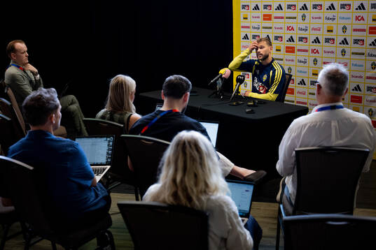 Jesper Karlström of the Swedish men's national football