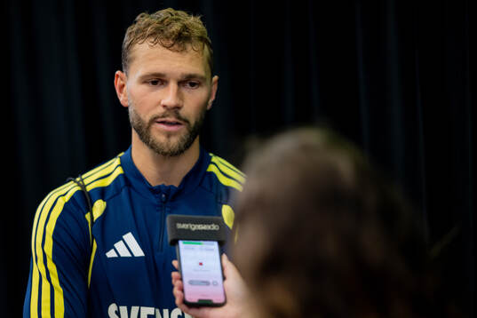 Jesper Karlström of the Swedish men's national football
