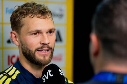 Jesper Karlström of the Swedish men's national football
