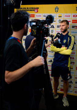 Jesper Karlström of the Swedish men's national football