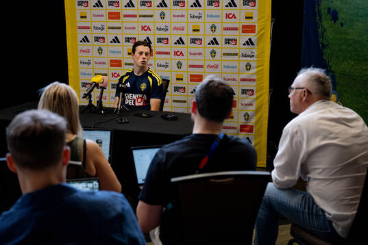 Elliot Stroud of the Swedish men's national football team