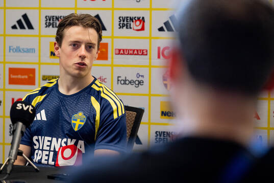 Elliot Stroud of the Swedish men's national football team