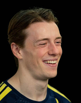 Elliot Stroud of the Swedish men's national football team