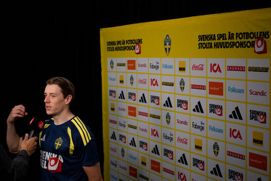 Elliot Stroud of the Swedish men's national football team