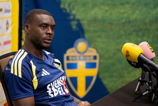 Ken Sema of the Swedish men's national football team