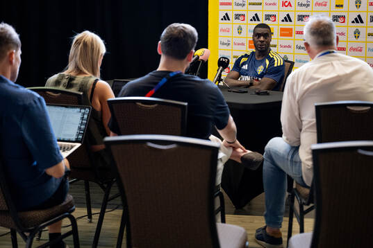 Ken Sema of the Swedish men's national football team