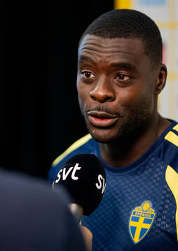 Ken Sema of the Swedish men's national football team