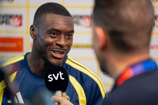 Ken Sema of the Swedish men's national football team
