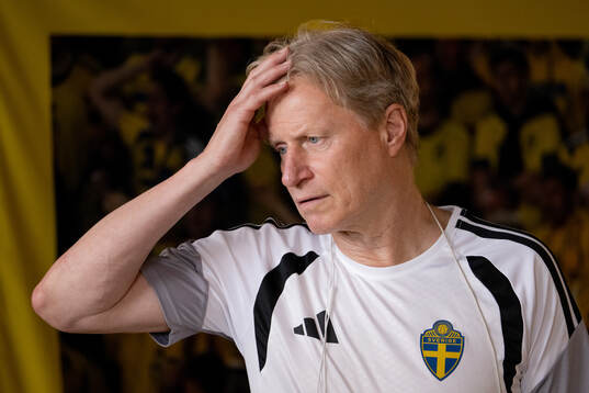 Team manager Stefan Pettersson of the Swedish men's