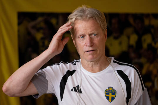 Team manager Stefan Pettersson of the Swedish men's