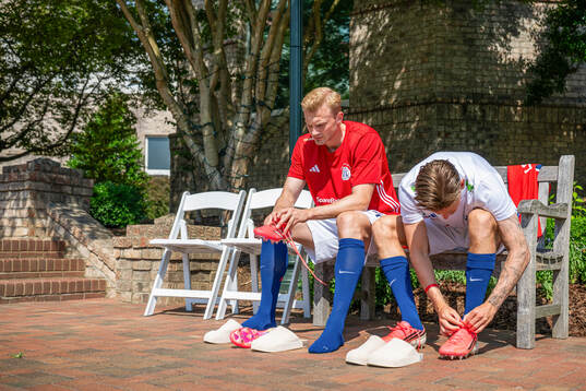 Sondre Langås and David Møller Wolfe of the Norwegian