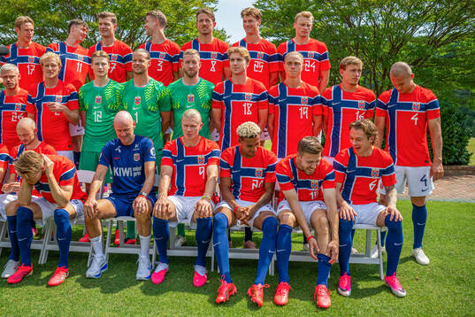 Alexander Sørloth, goalkeeper Sander Tangvik, goalkeeper