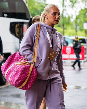 Cathinka Tandberg of Norway arrives