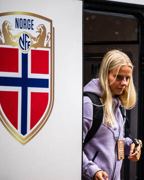 Emilie Woldvik of Norway arrives