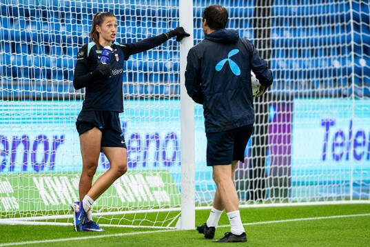 Goalkeeper Cecilie Fiskerstrand of Norway