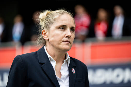 Head coach Gemma Grainger of Norway