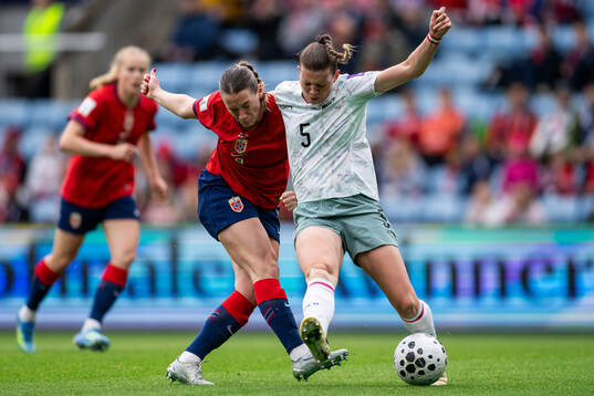 Elisabeth Terland of Norway and Claudia Wenger Claudia
