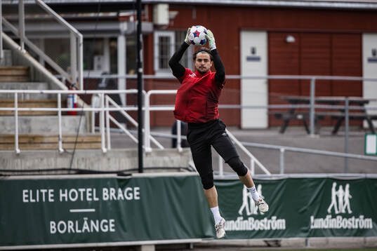 Brages målvakt Johan Guadagno