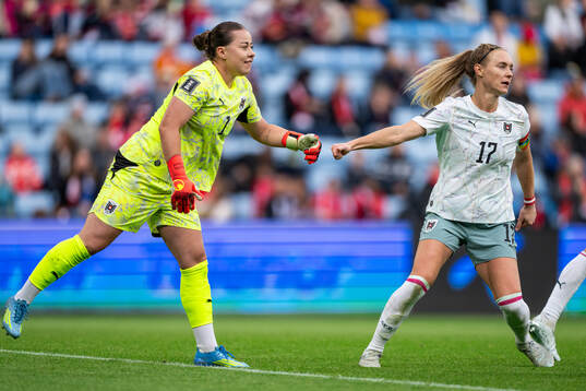 Mariella El Sherif and Sarah Puntigam of Austria