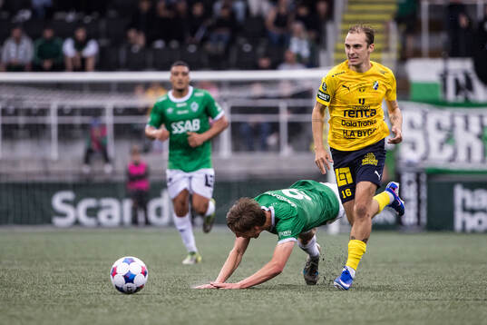 Brages Albin Sporrong och Ljungskiles Emilio Reljanovic