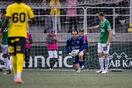 Brages målvakt Johan Guadagno