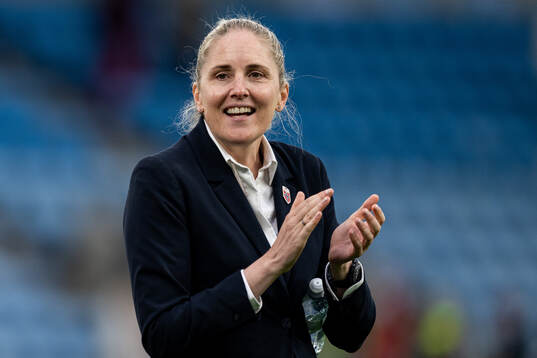 Head coach Gemma Grainger of Norway