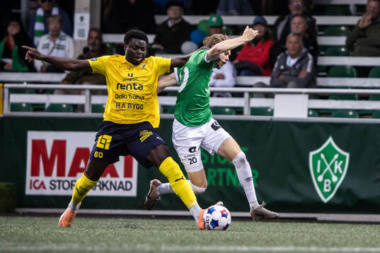 Ljungskiles Gideon Mensah och Brages Gustav Nordh