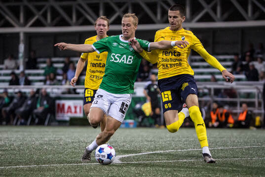 Brages Alex Mortensen och Ljungskiles Ivan Maric