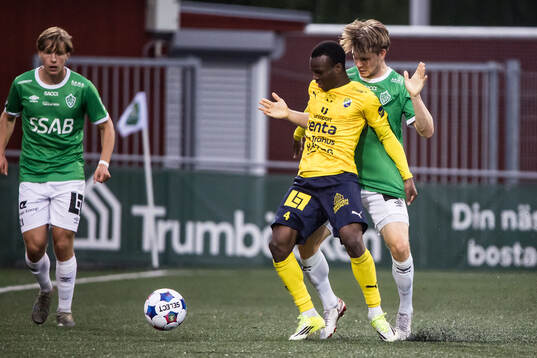 Ljungskiles Issaka Seidu och Brages Gustav Berggren
