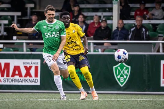 Brages Pontus Jonsson och Ljungskiles Gideon Mensah