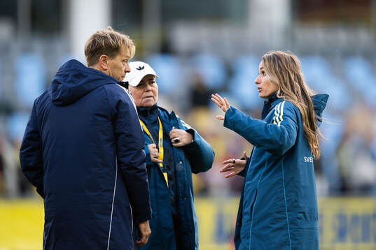 Head coach Tony Gustavsson, Senior advisor Marika Domanski