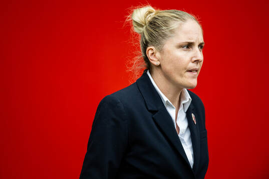 Head coach Gemma Grainger of Norway