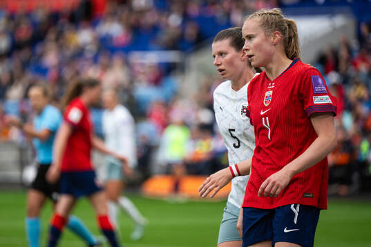 Claudia Wenger of Austria and Julie Blakstad of Norway