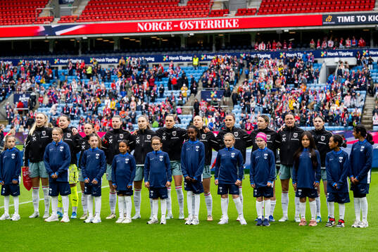 The team of Austria line-up