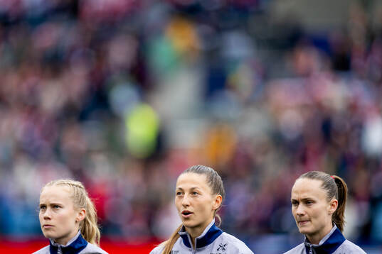 Julie Blakstad, goalkeeper Cecilie Fiskerstrand and