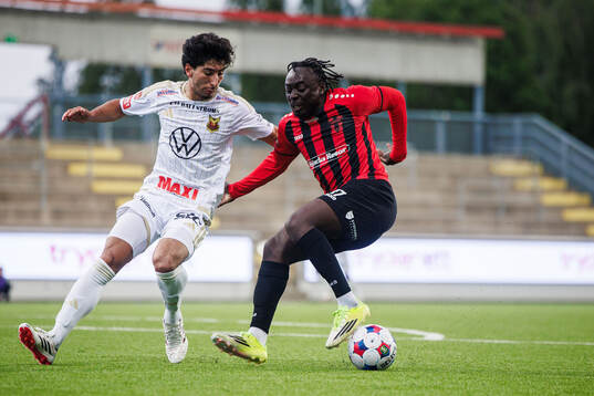 Östersunds Abdulla Abodi Qasem och Nordic Uniteds Kalipha