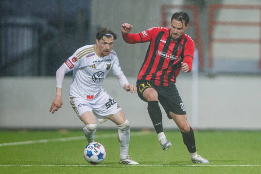 Östersunds Daniel Miljanovic och Nordic Uniteds Niklas