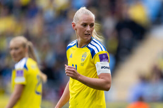 Stina Blackstenius of Sweden