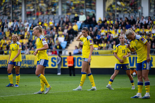 Smilla Holmberg, Stina Blackstenius, Bella Andersson, Julia
