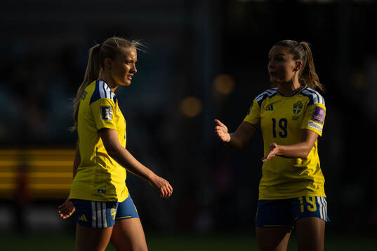 Smilla Holmberg and Johanna Rytting Kaneryd of Sweden