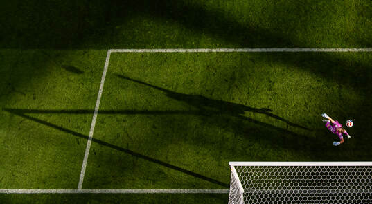 goalkeeper Jennifer Falk of Sweden