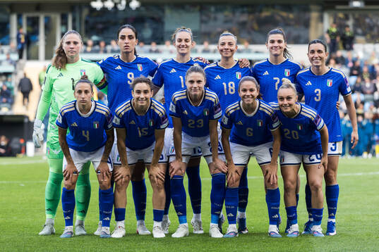 The starting eleven of Italy