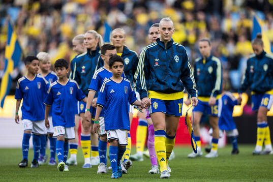 Stina Blackstenius of Sweden