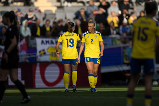 Johanna Rytting Kaneryd and Smilla Holmberg of Sweden