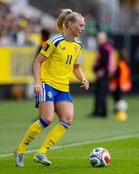 Stina Blackstenius of Sweden