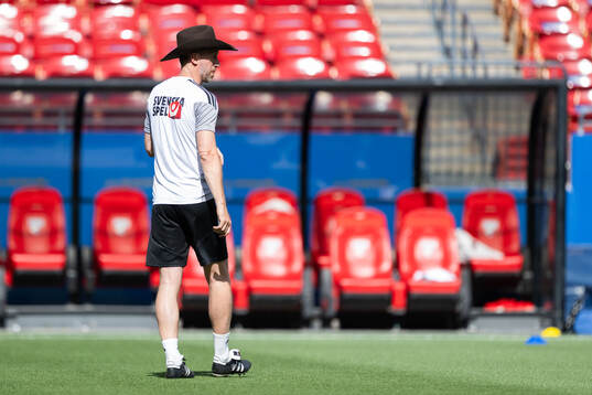 Head coach Graham Potter of the Swedish national football