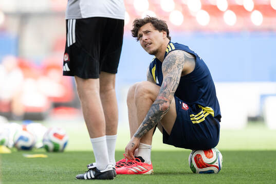 Victor Nilsson Lindelöf of the Swedish national football